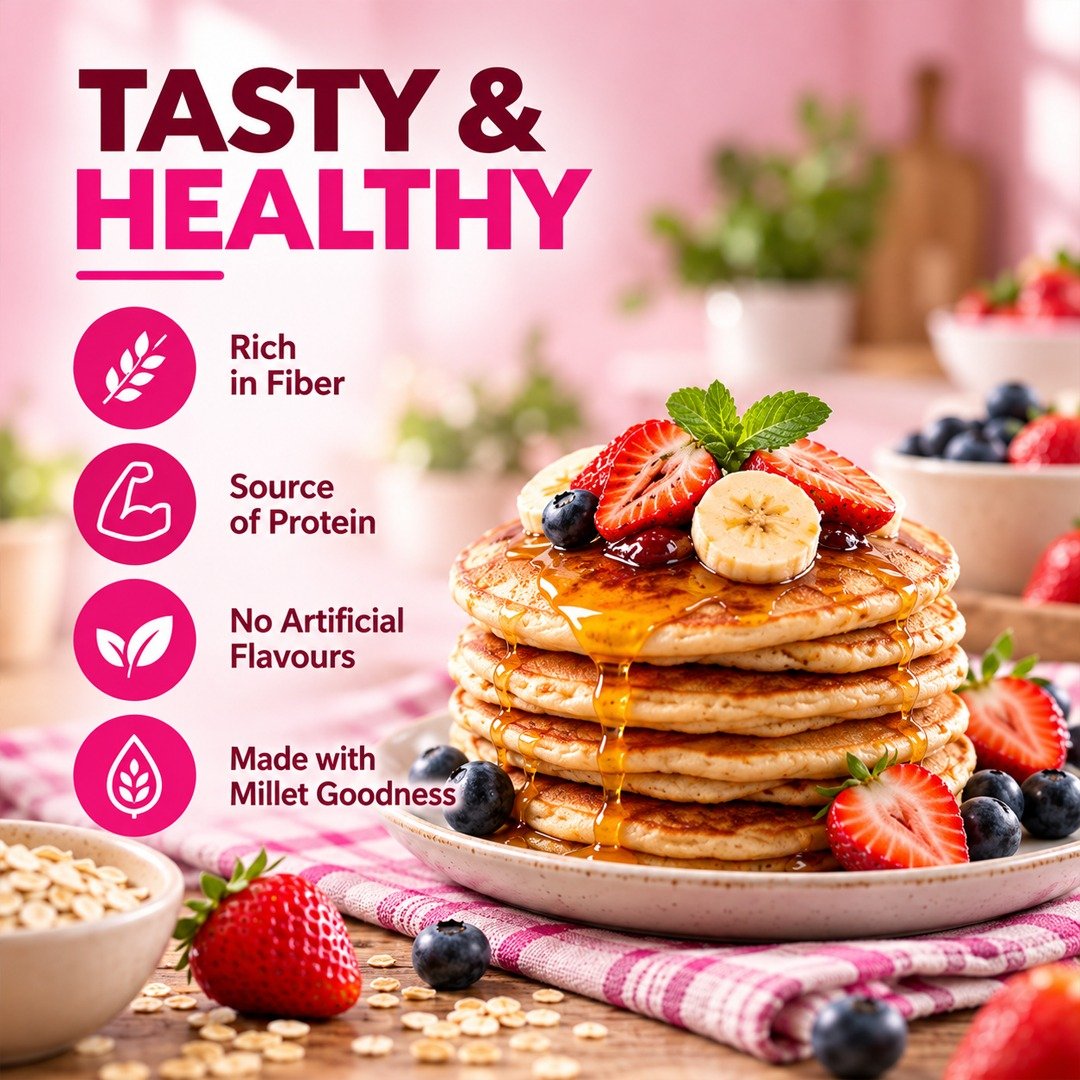 Millet Pancake Fruits - Image 4