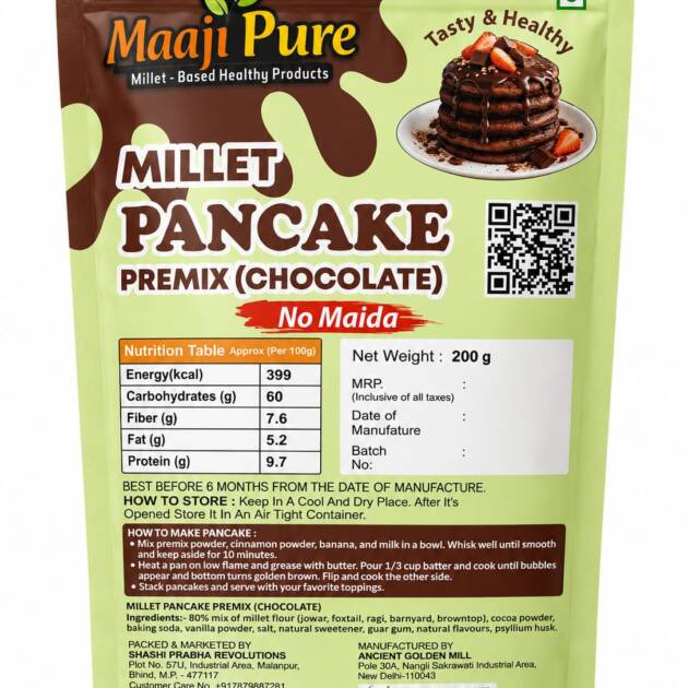 Millet Pancake Choclate