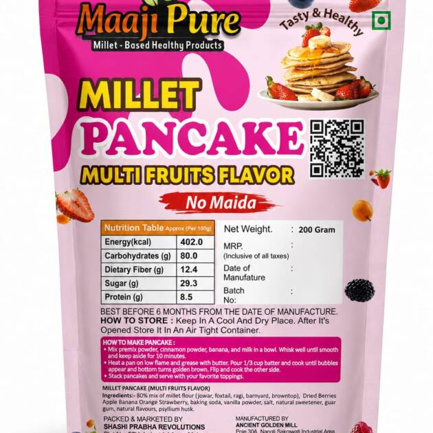 Millet Pancake Fruits