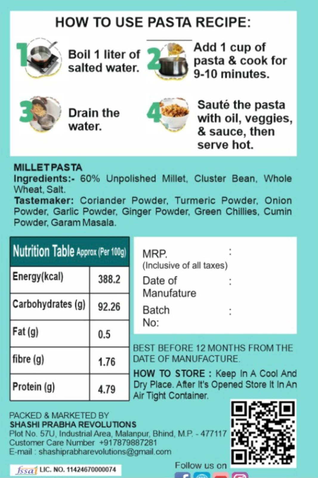 Multi Millet Pasta - Image 2