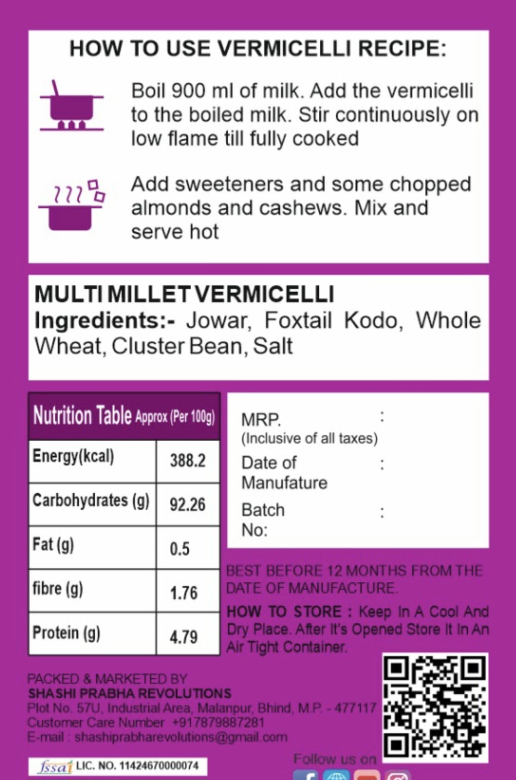 Multi Millet Vermicelli - Image 2