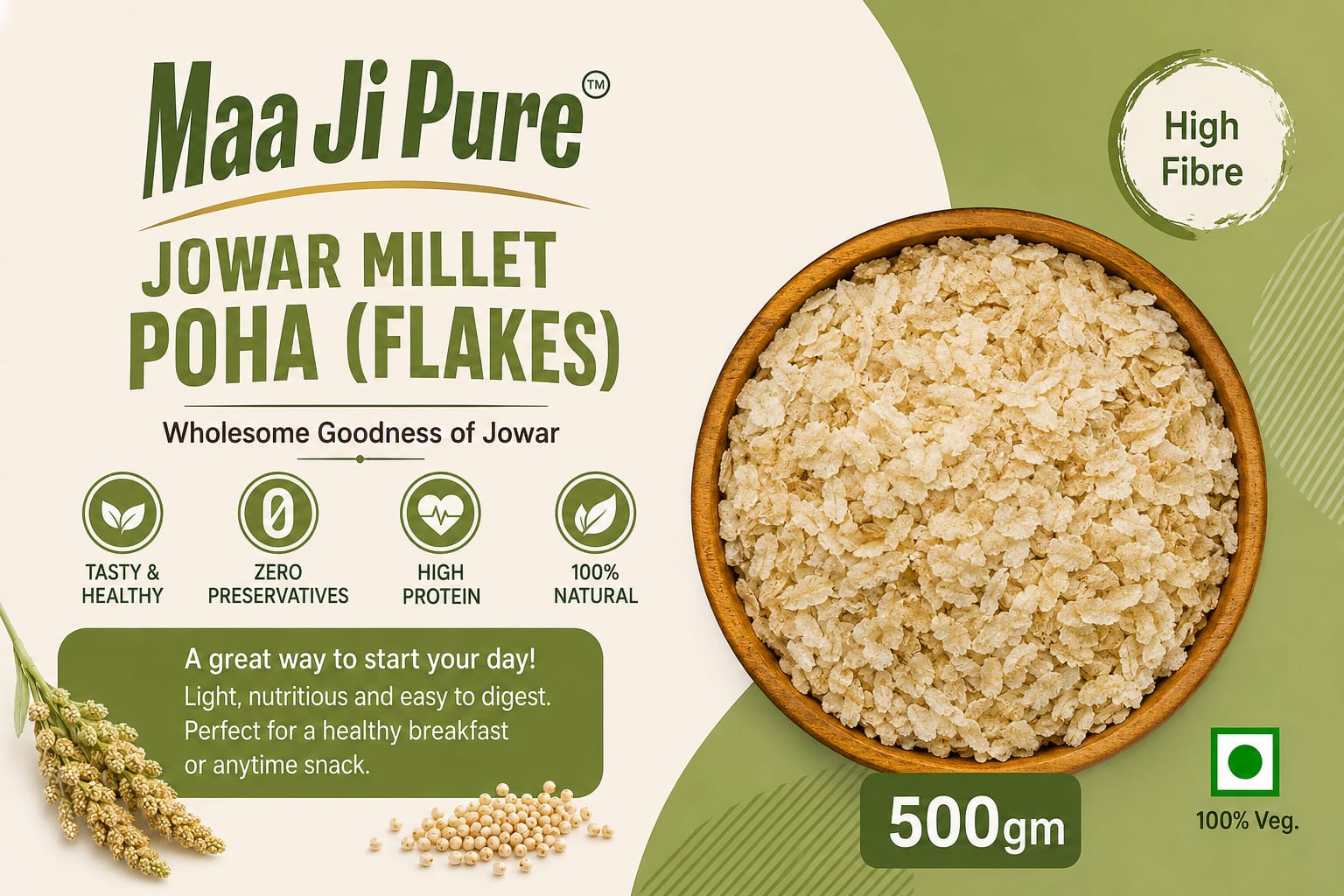 Jowar Millet Poha (Flakes) - Image 2