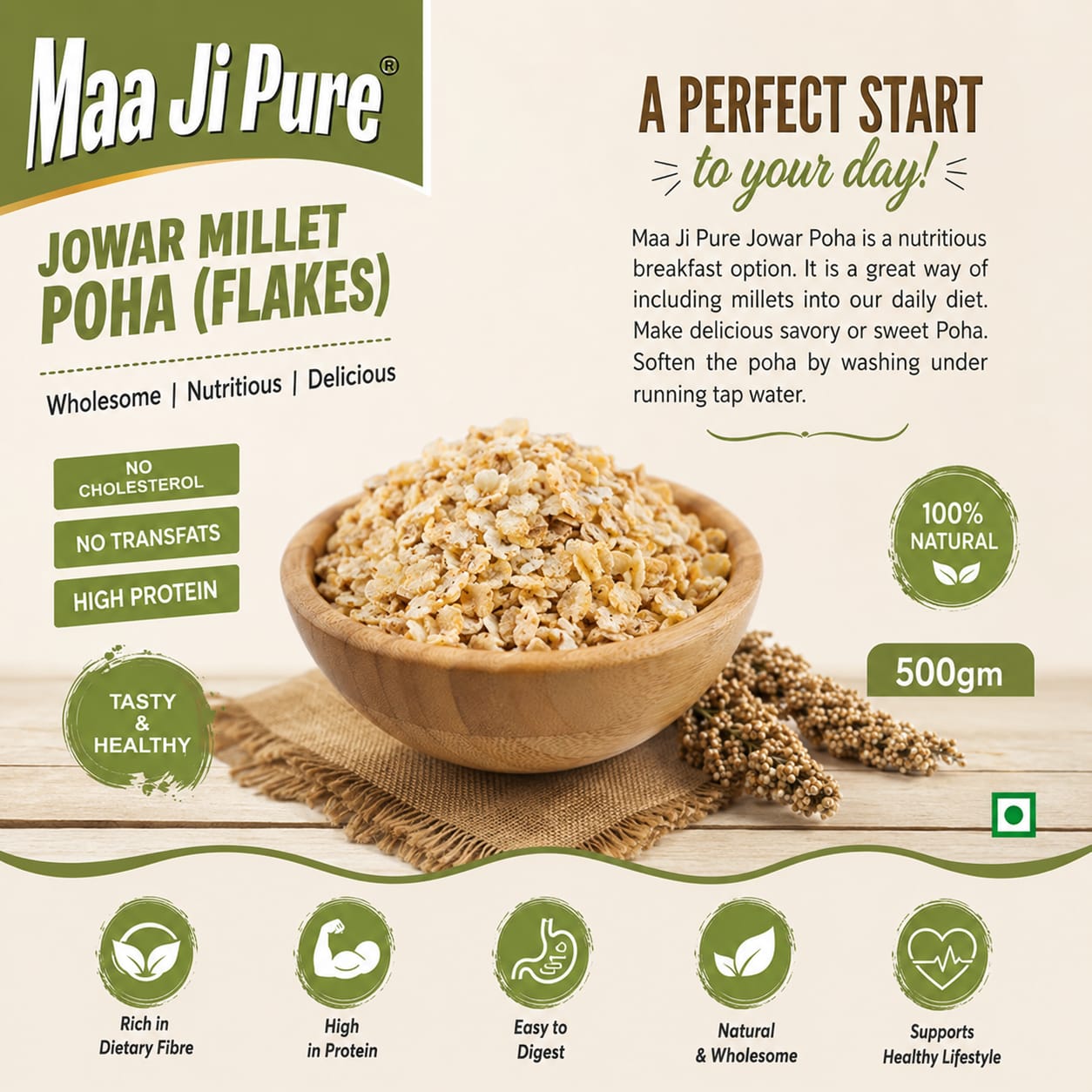 Jowar Millet Poha (Flakes) - Image 5
